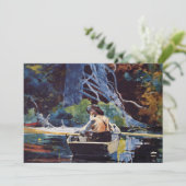 ホーマー – Andirondack Guide有名絵画なガイド カード (スタンド正面)