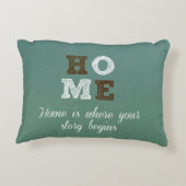 ホームあなたの物語が始まる引用文 アクセントクッション (裏面)