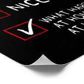 ホームいけなメンズ女性で何が起こるかNice List C ポスター (角)