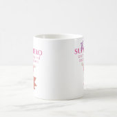 ホームおもしろいから働くスーパーヒーローはパジャマを着る コーヒーマグカップ (中央)