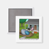 ホームおもしろいオーナーユーモア磁石 マグネット (正面/裏面)