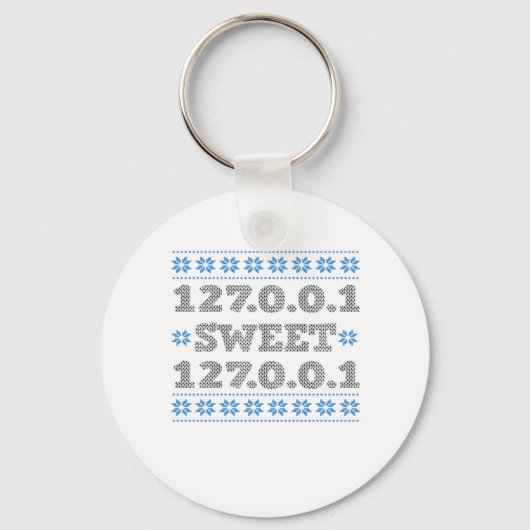 ホームおもしろいスイートホームプログラマコンピュータおたく キーホルダー (正面)