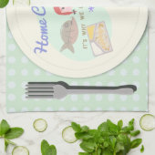 ホームおもしろい料理ことわざ キッチンタオル (折り畳み)