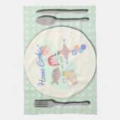 ホームおもしろい料理ことわざ キッチンタオル (縦)