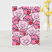 ホームおよびキスの送信 カード (黄色い花)