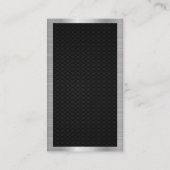 ホームおよびツールのロゴ |シルバー縁ど 名刺 (裏面)