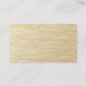 ホームおよびツール | ウッド 名刺 (裏面)