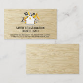 ホームおよびツール | ウッド 名刺 (正面/裏面)