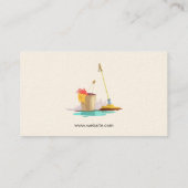 ホームおよびビジネスのクリーニング 名刺 (裏面)