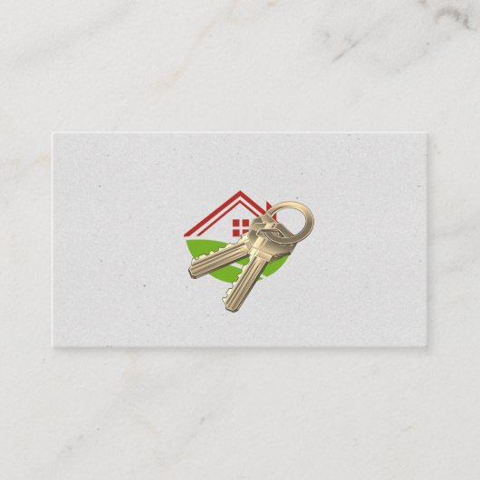 ホームおよび鍵 名刺 (正面)