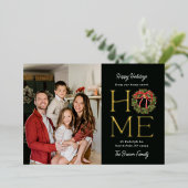 ホームでのグリーティング フォイル ホリデー 引っ越しのお知らせ (立ち正面)