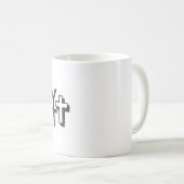 ホームと寮のための祈りファースト信仰の引用枕 コーヒーマグカップ (正面右)