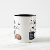 ホームどこ犬 – Cozy Blue 2 – トーンマグ ツートーンマグカップ (中央)