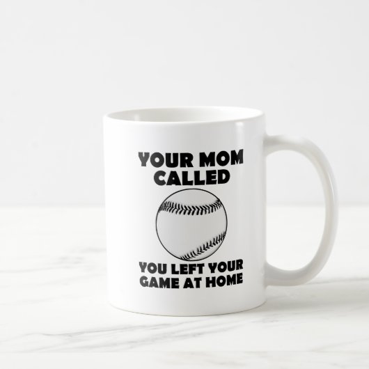 ホームにゲームを置いてきちゃった Funny Mug コーヒーマグカップ (右)