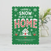 ホームに勝る雪の場所はない 不動産屋クリスマス シーズンカード (スタンド正面)