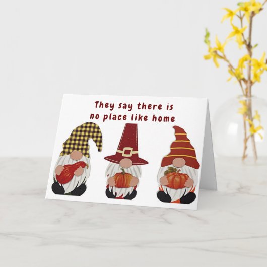 **ホームのような場所は格言**おめでとう カード (黄色い花)