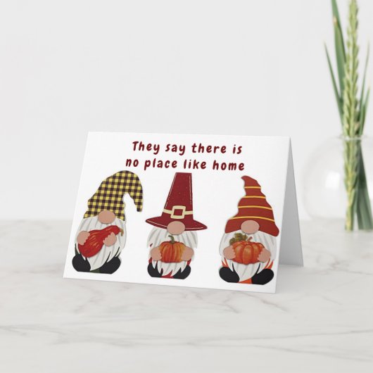 **ホームのような場所は格言**おめでとう カード (正面)