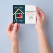 ホームのような場所をご紹介します チラシ (手)