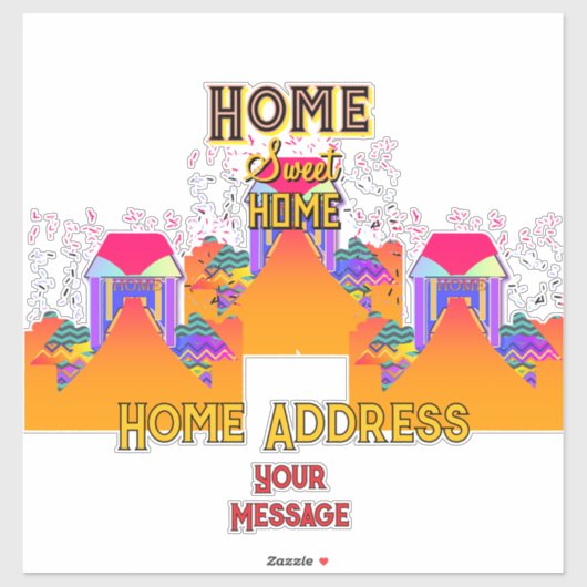 ホームのパーソナライズ甘いホームビジネス シール (シート)