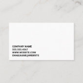 ホームの改装ハンドツール | 建築作業者 名刺 (裏面)