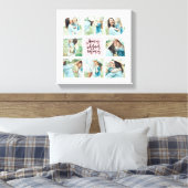 ホームはどこでもママはコラージュ キャンバスプリント (インサイチュ (寝室))