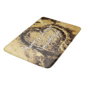 ホームはどこにいてもYou引用文サンド描ハート バスマット (アングル)