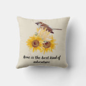 ホームはアドベンチャ最高のー装飾用クッションの一種 クッション (裏面)