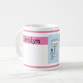 ホームはジン、ジンとトニック、あなたの名前である コーヒーマグカップ (正面左)