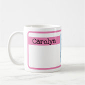 ホームはジン、ジンとトニック、あなたの名前である コーヒーマグカップ (左)