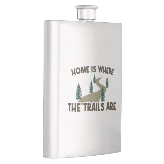 ホームはトレイルがハイキングしている場所 フラスク (右)