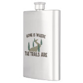 ホームはトレイルがハイキングしている場所 フラスク (左)