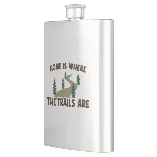 ホームはトレイルがハイキングしている場所 フラスク (左)