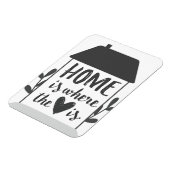 ホームはハートがある場所 – 磁石 (左側)