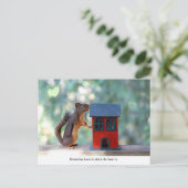 ホームはハートがリス ポストカード (スタンド正面)