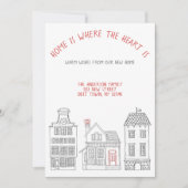 ホームはハートが引っ越しました 案内状 (正面)