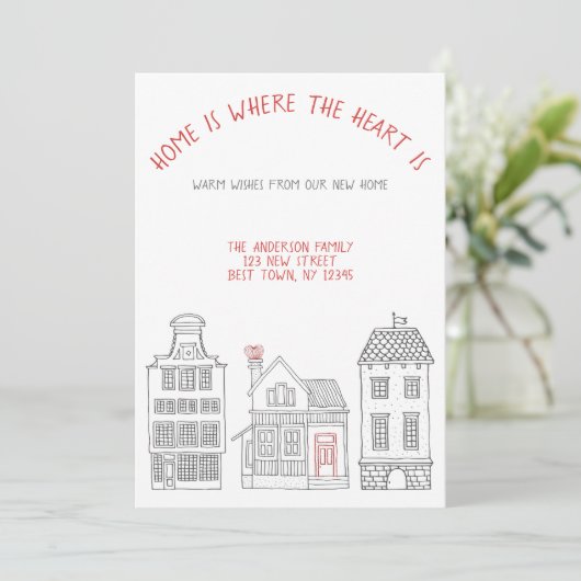 ホームはハートが引っ越しました 案内状 (スタンド正面)