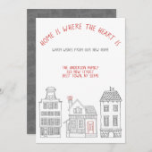 ホームはハートが引っ越しました 案内状 (正面/裏面)