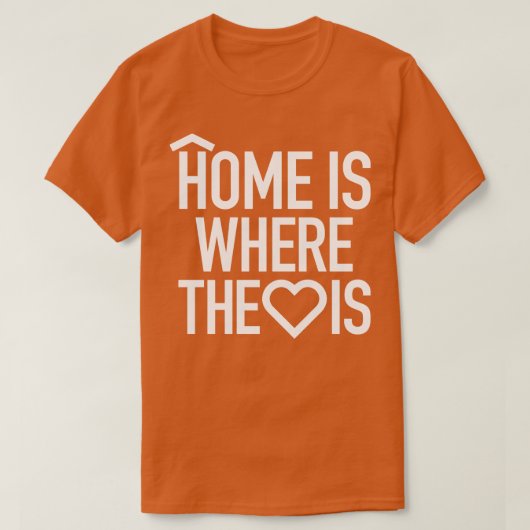 ホームはハートがTobe Fonsecaにある Tシャツ (デザイン正面)