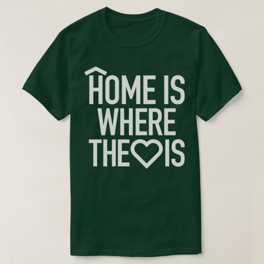 ホームはハートがTobe Fonsecaにある Tシャツ (デザイン正面)