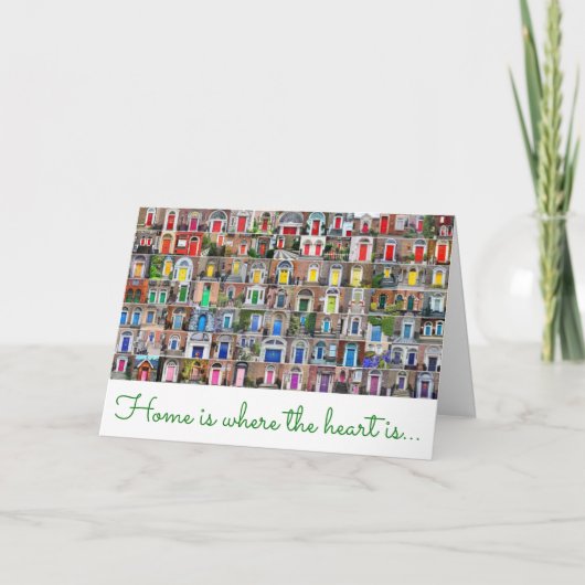 「ホームはハートの場所」 カード (正面)