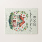 ホームはハートの引っ越し祝いパーティー ジグソーパズル (横)