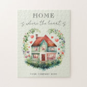 ホームはハートの引っ越し祝いパーティー ジグソーパズル (縦)