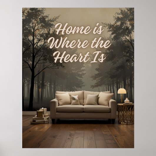 ホームはハート ポスター (正面)