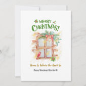 ホームはハート | 不動産仲介業者予算カスタム シーズンカード (正面)