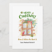 ホームはハート | 不動産仲介業者予算カスタム シーズンカード (正面/裏面)