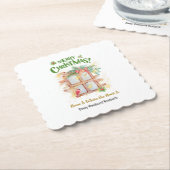 ホームはハート | 予算不動産仲介業者クリスマス ペーパーコースター (アングル)