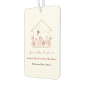 ホームはハート | 新しい家? | 不動産仲介業者 カーエアーフレッシュナー (左)