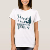 ホームはハート Tシャツ (正面)