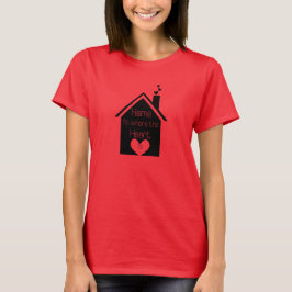 ホームはハート Tシャツ