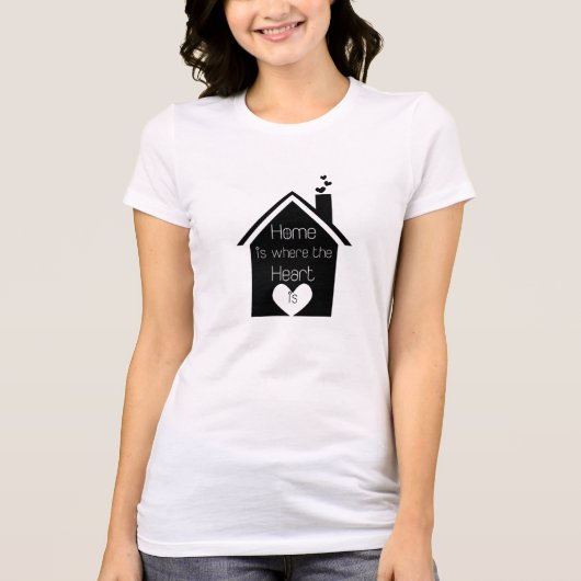 ホームはハート Tシャツ (正面)